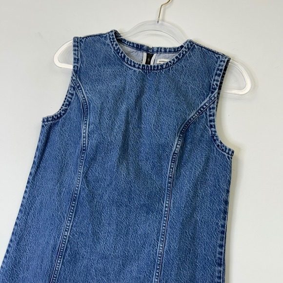 Abercrombie Fitch Denim Mini Dress Women's Medium Western Country - Picture 10 of 10